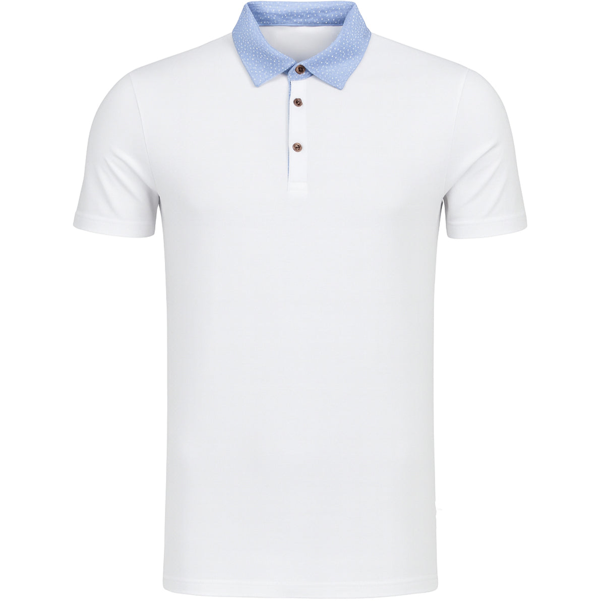 Ted Baker Frend Woven Mens White Polo Shirt