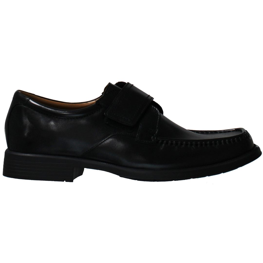 Clarks Huckley Roll Mens Black Shoes