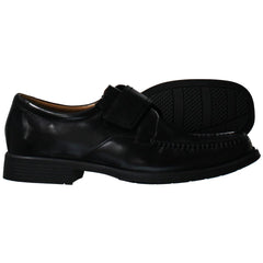 Clarks Huckley Roll Mens Black Shoes