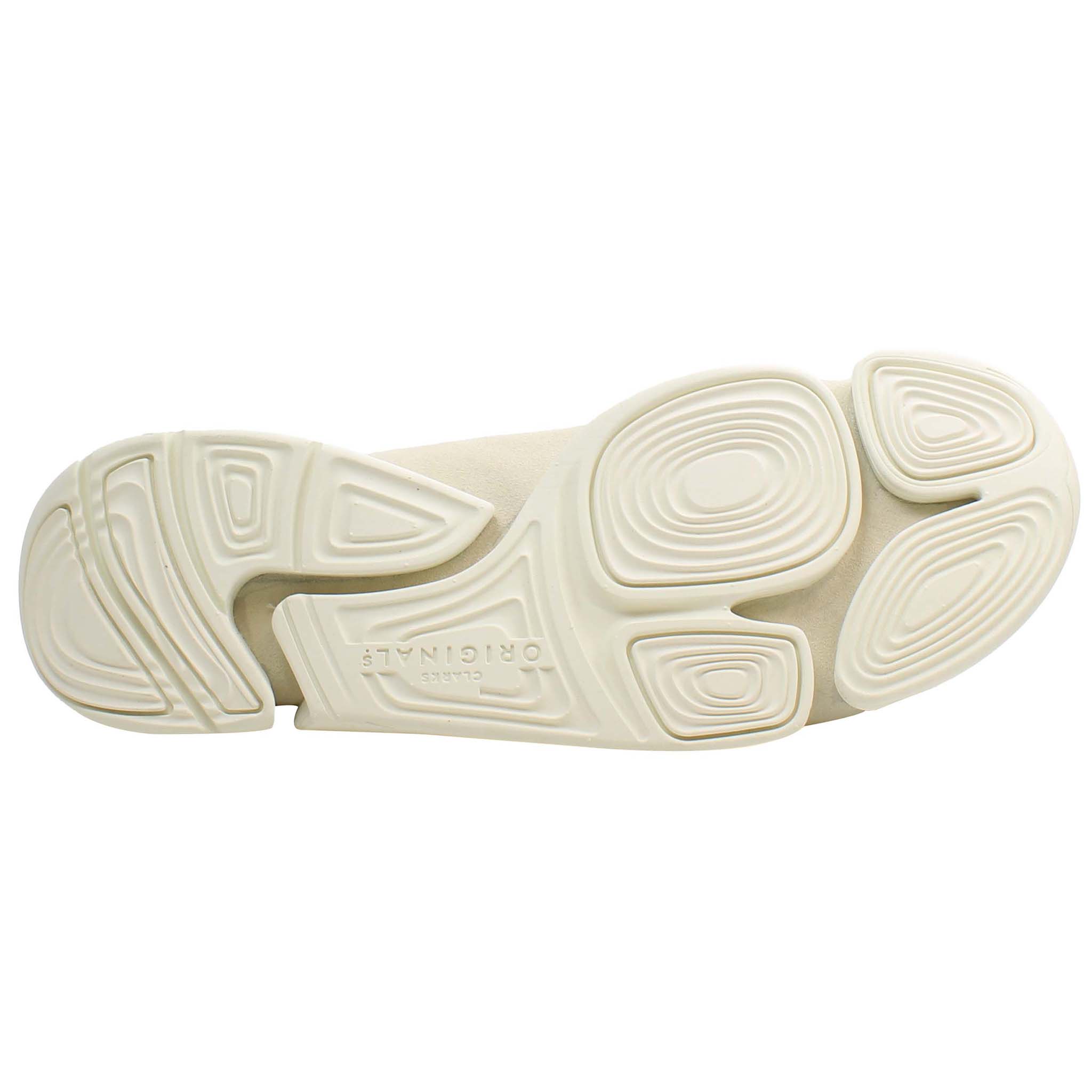 Clarks Trigenic Evo Womens White Trainers