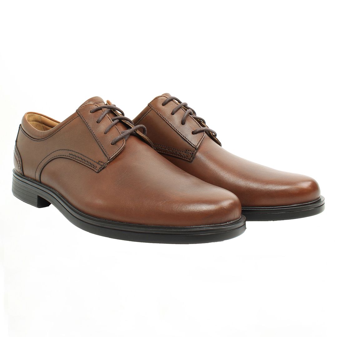 Clarks Un Aldric Mens Brown Shoes NO BOX