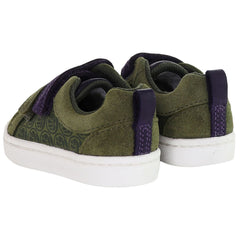 Clarks x Marvel City Kids Green Trainers