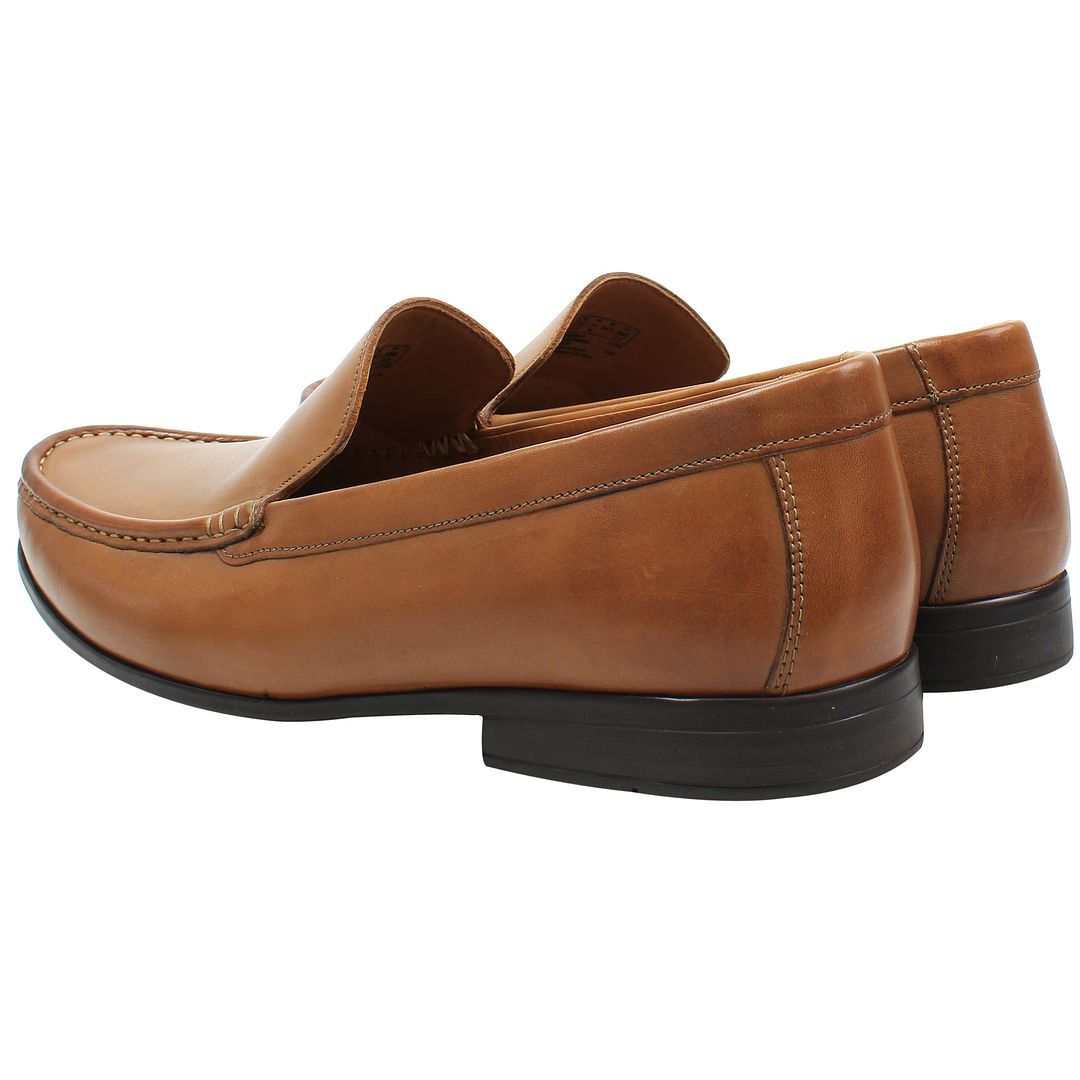 Clarks Claude Plain Mens Tan Shoes