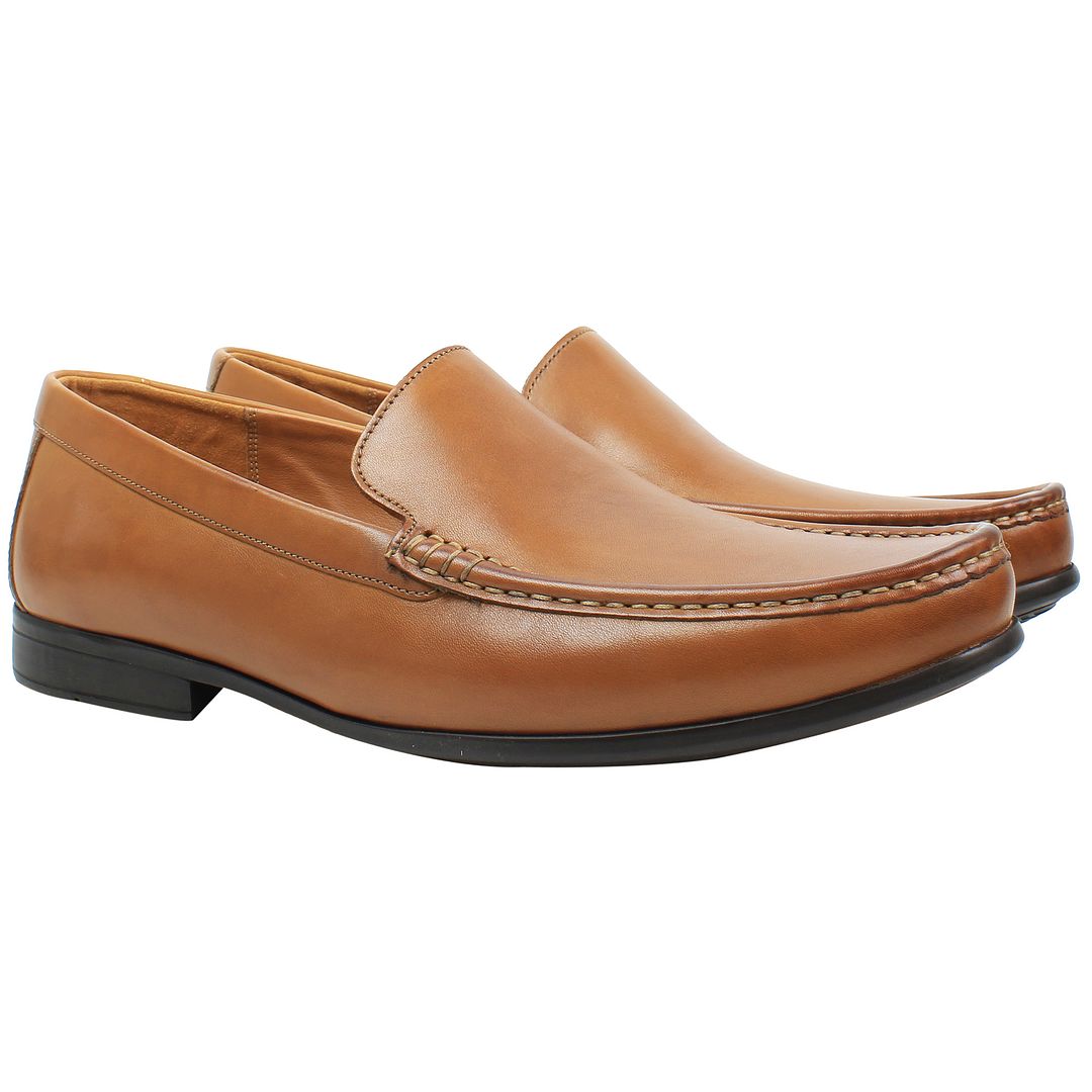 Clarks Claude Plain Mens Tan Shoes