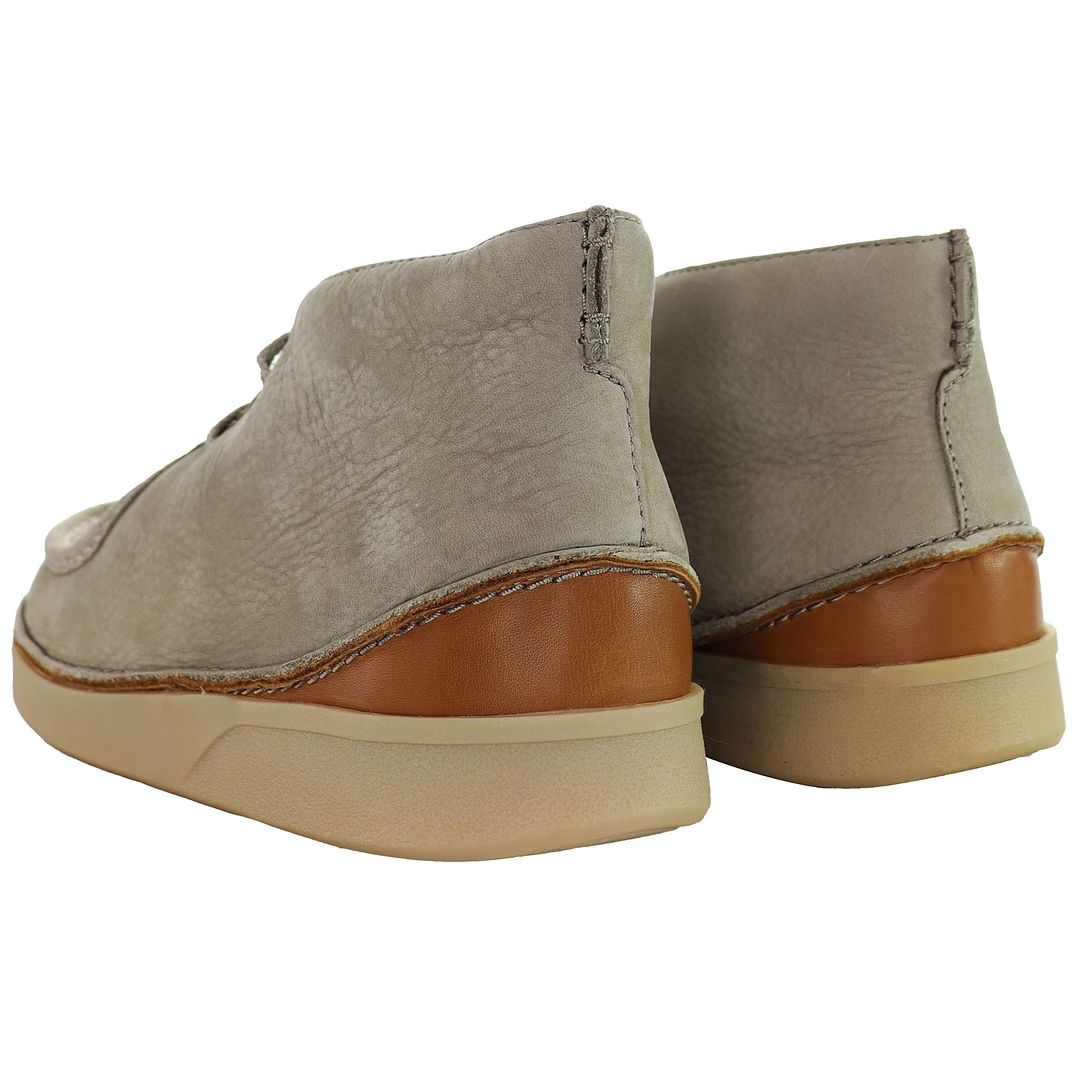 Clarks Oakland Mid Mens Beige Boots