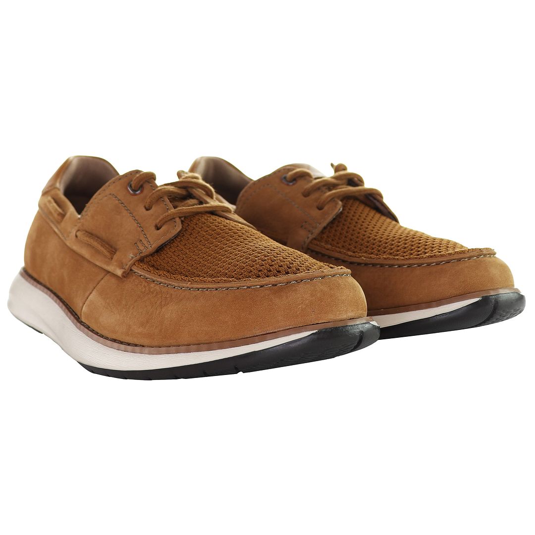 Clarks Un Pilot Mens Brown Boat Shoes