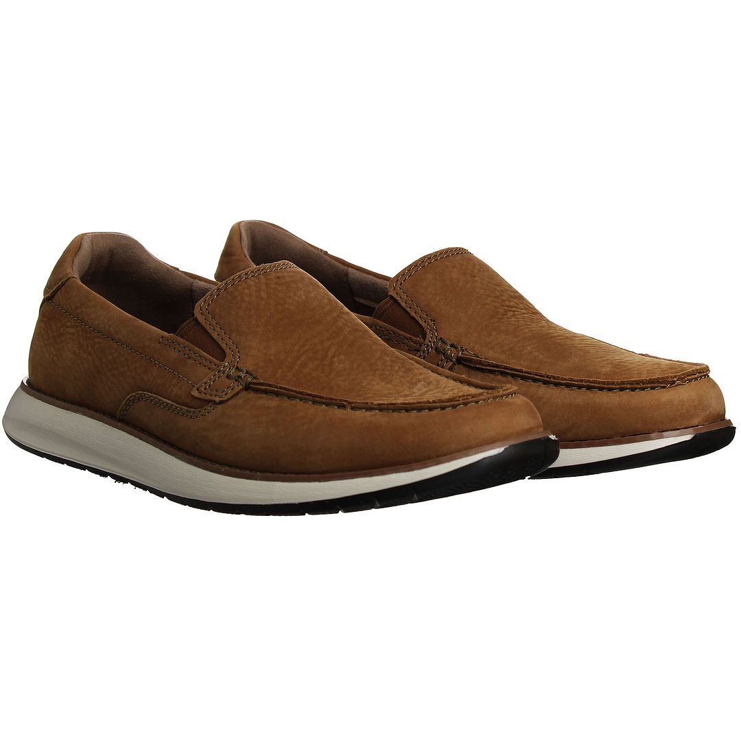 Clarks Un Pilot Mens Brown Shoes