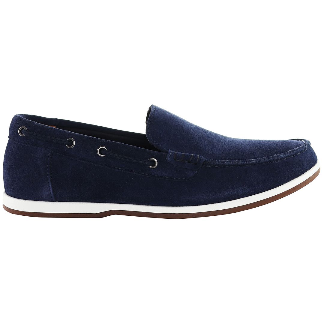 Clarks Morven Sun Heren Mens Navy Boat Shoes