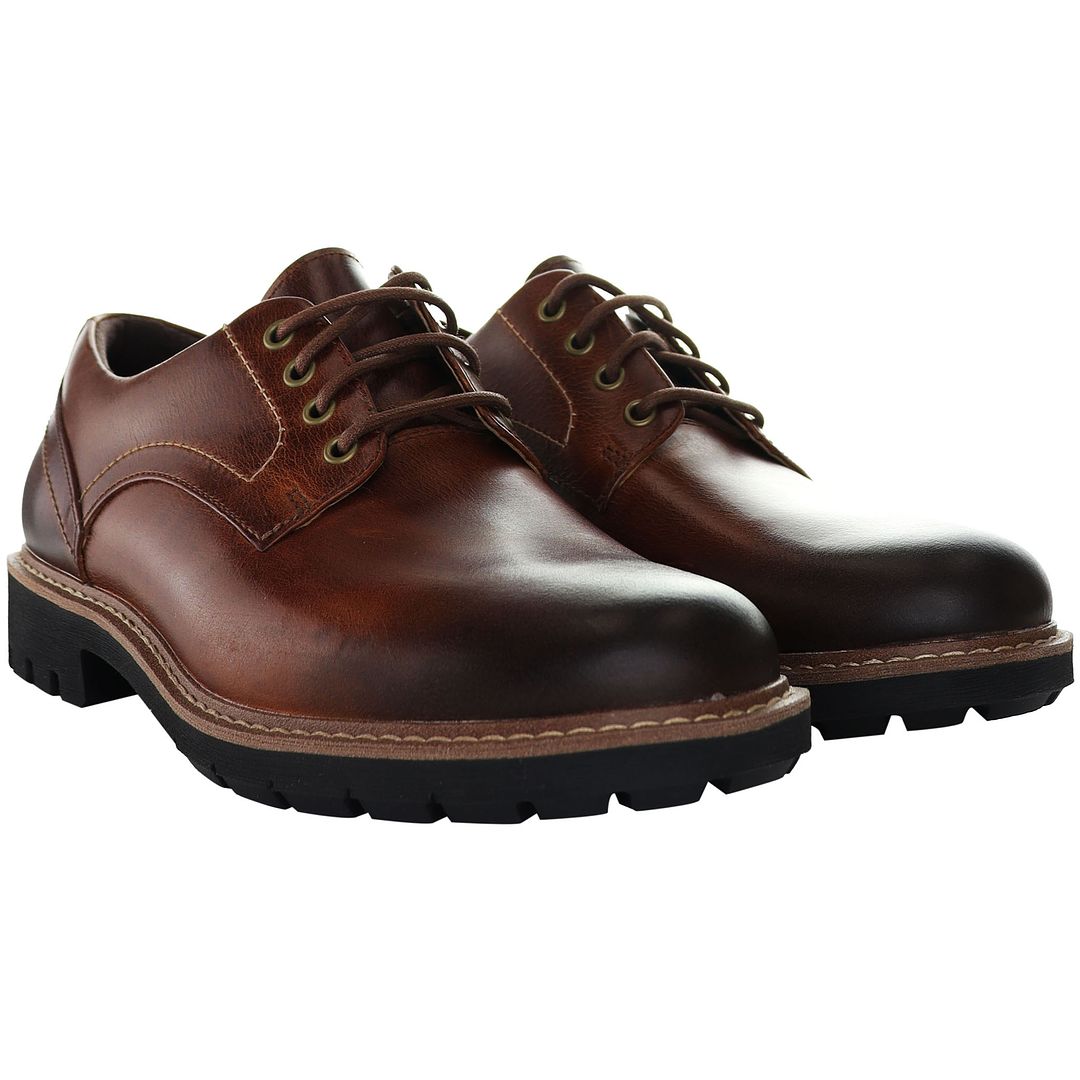 Clarks Batcombe Hall Mens Brown Shoes