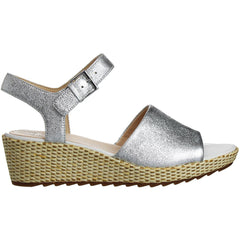 Clarks Kamara Sun Womens Silver Wedges