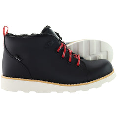 Clarks Tor Hiker Kids Black Boots