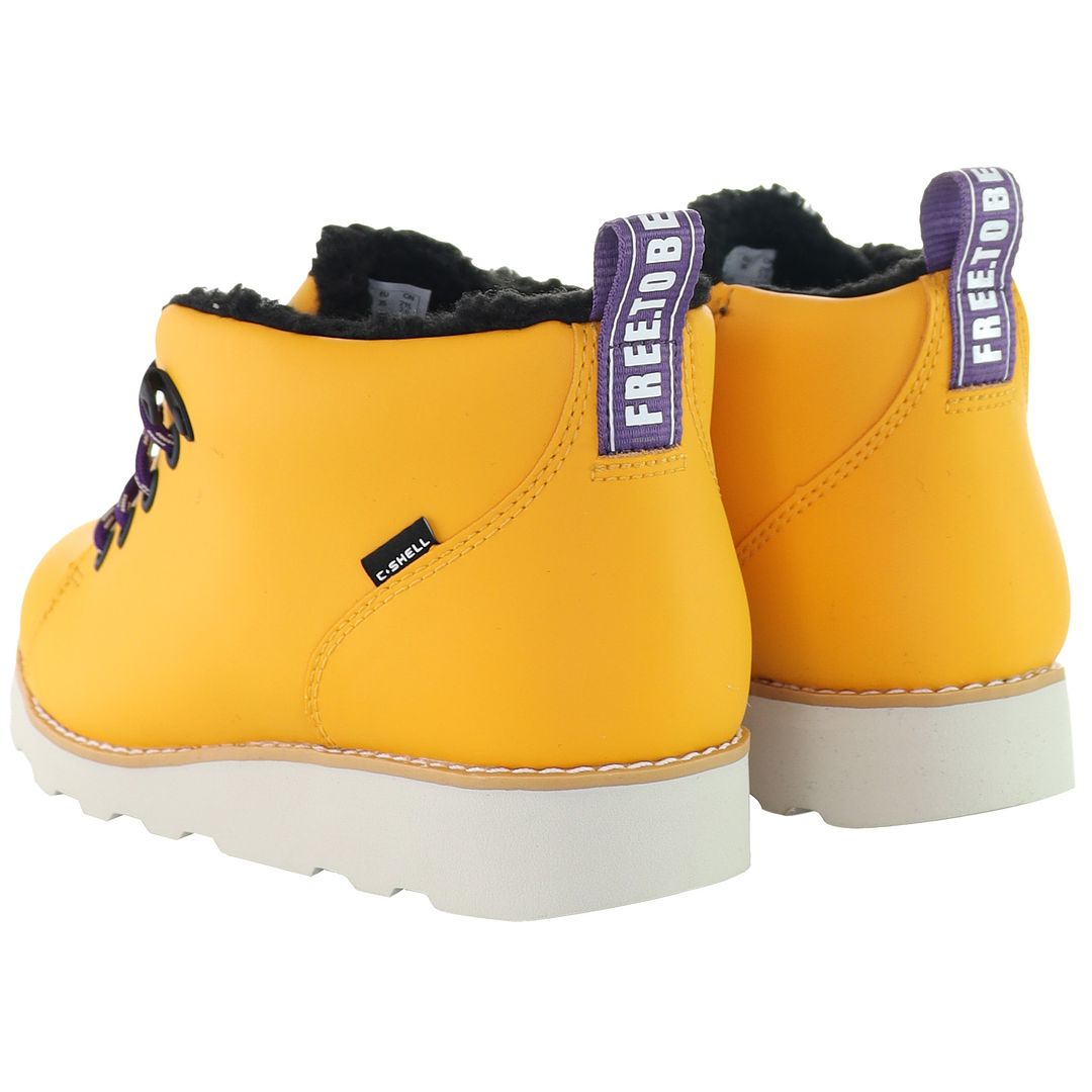 Clarks Tor Hiker Kids Yellow Boots