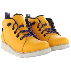 Clarks Tor Hiker Kids Yellow Boots