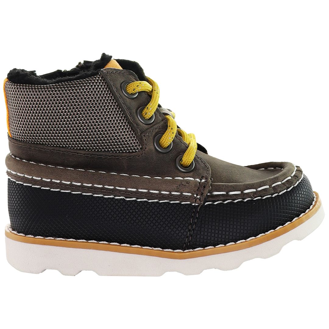 Clarks Crown Spirit Kids Brown/Black Boots