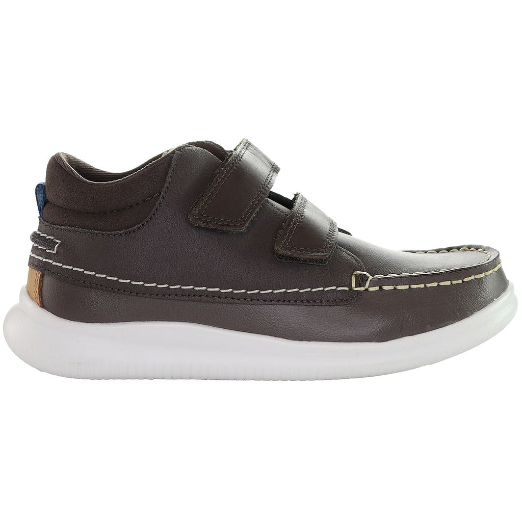 Clarks Crest Tuktu Kids Brown Shoes