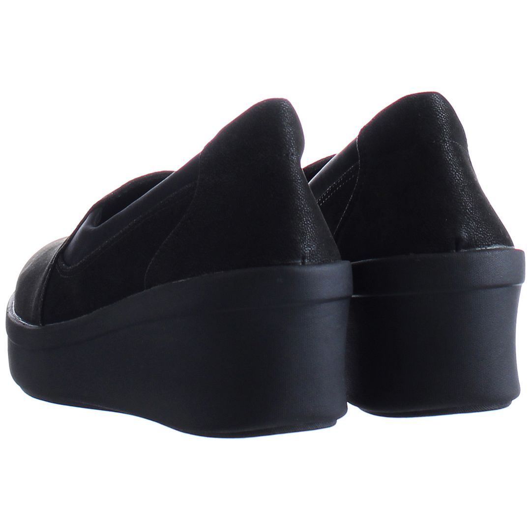 Clarks Step Rose Moon Womens Black Shoes