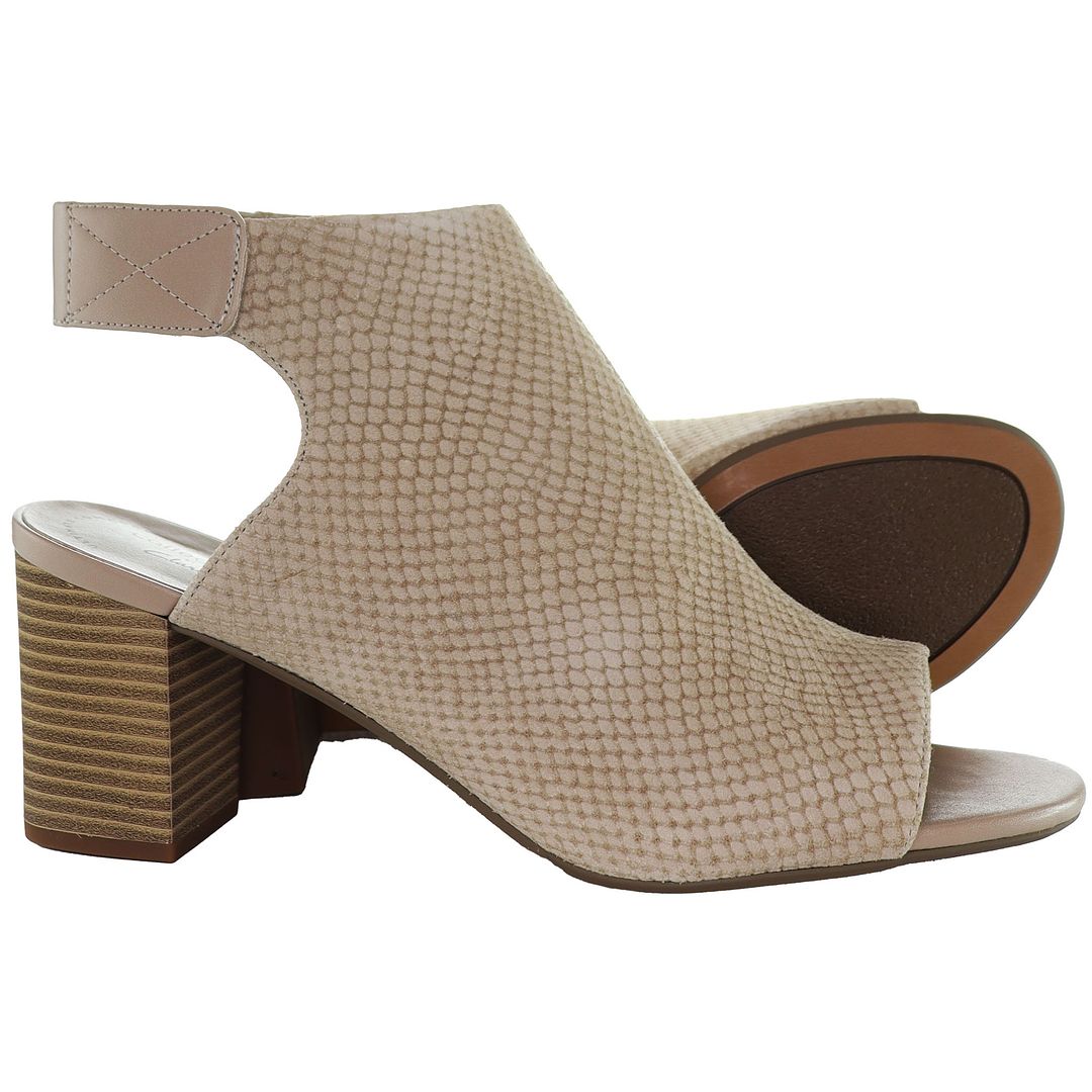 Clarks Deva Bell Womens Beige Shoes