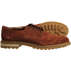 Clarks Foxwell Hall Mens Brown Shoes