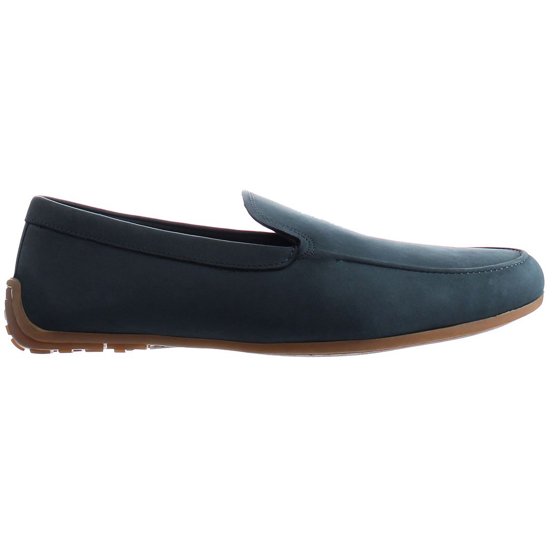 Clarks Reazor Plain Mens Navy Blue Shoes