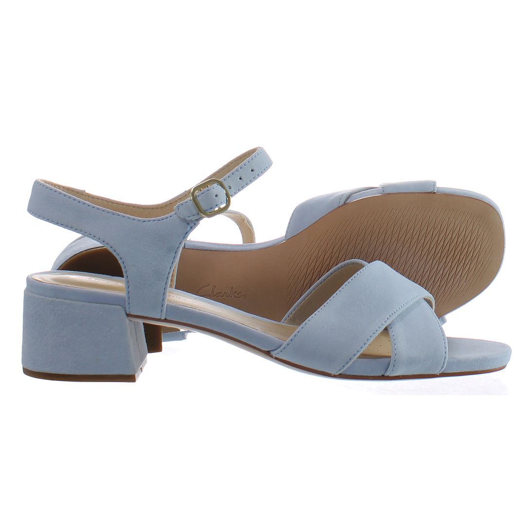 Clarks Sheer35 Womens Blue Sandals