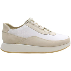 Clarks Kiowa Pace Womens White Trainers