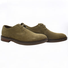 Clarks Paulson Plain Mens Green Shoes NO BOX