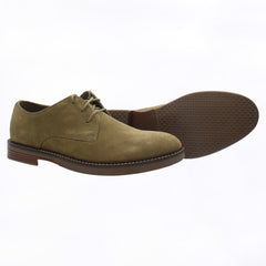 Clarks Paulson Plain Mens Green Shoes NO BOX