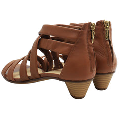 Clarks Mena Silk Womens Brown Sandal Heels