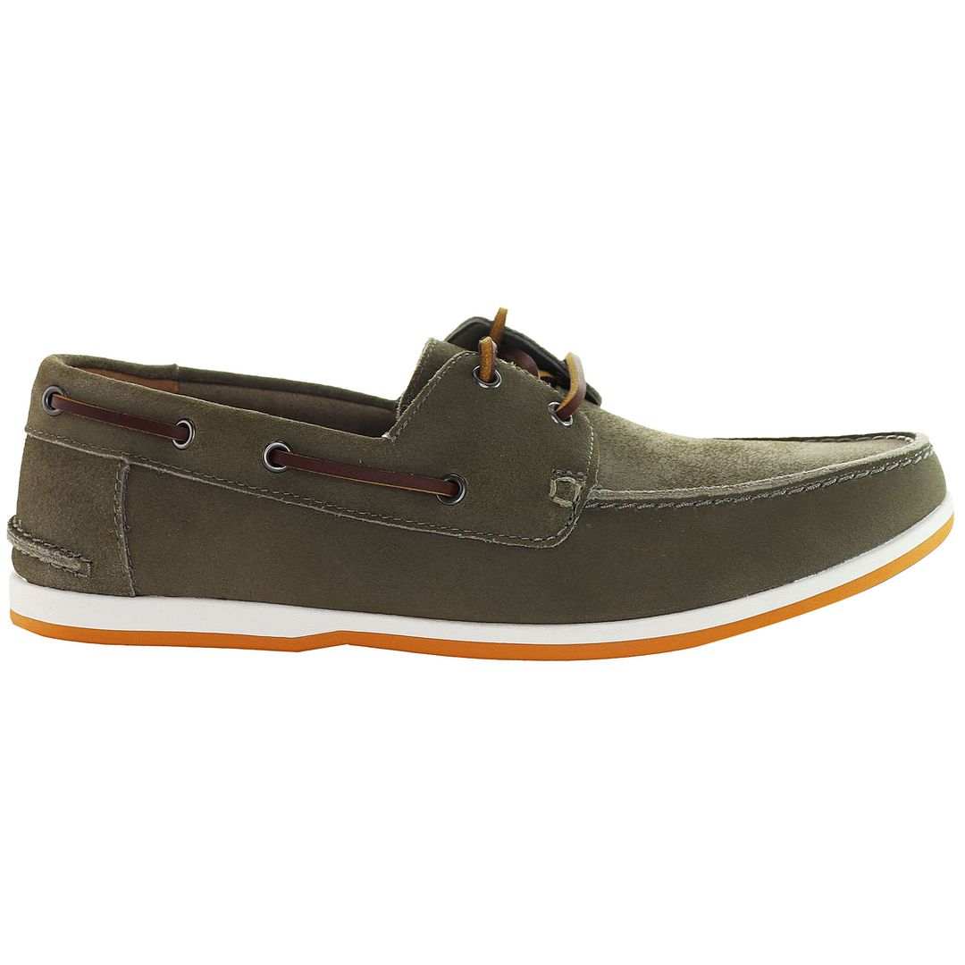 Clarks Pickwell Sail Mens Brown Boat Shoes