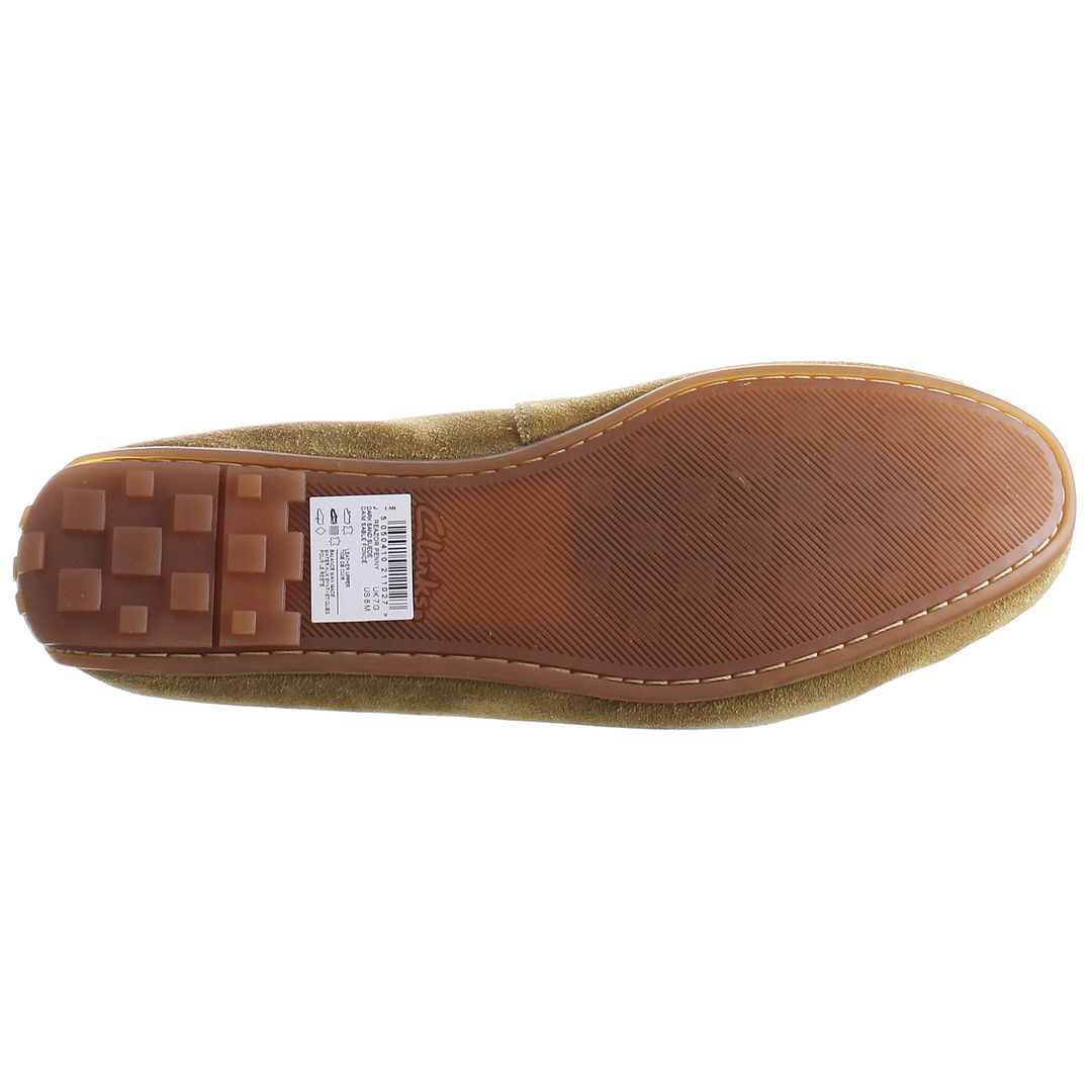 Clarks Reazor Penny Mens Brown Shoes