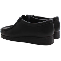 Clarks Wallabee Womens Black Boots