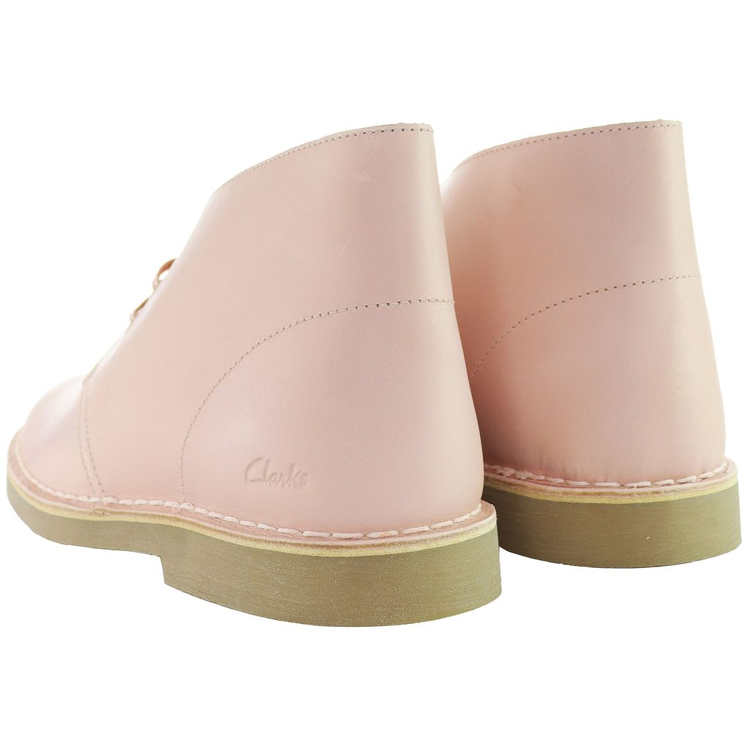 Clarks Desert 2 Womens Pink Boots