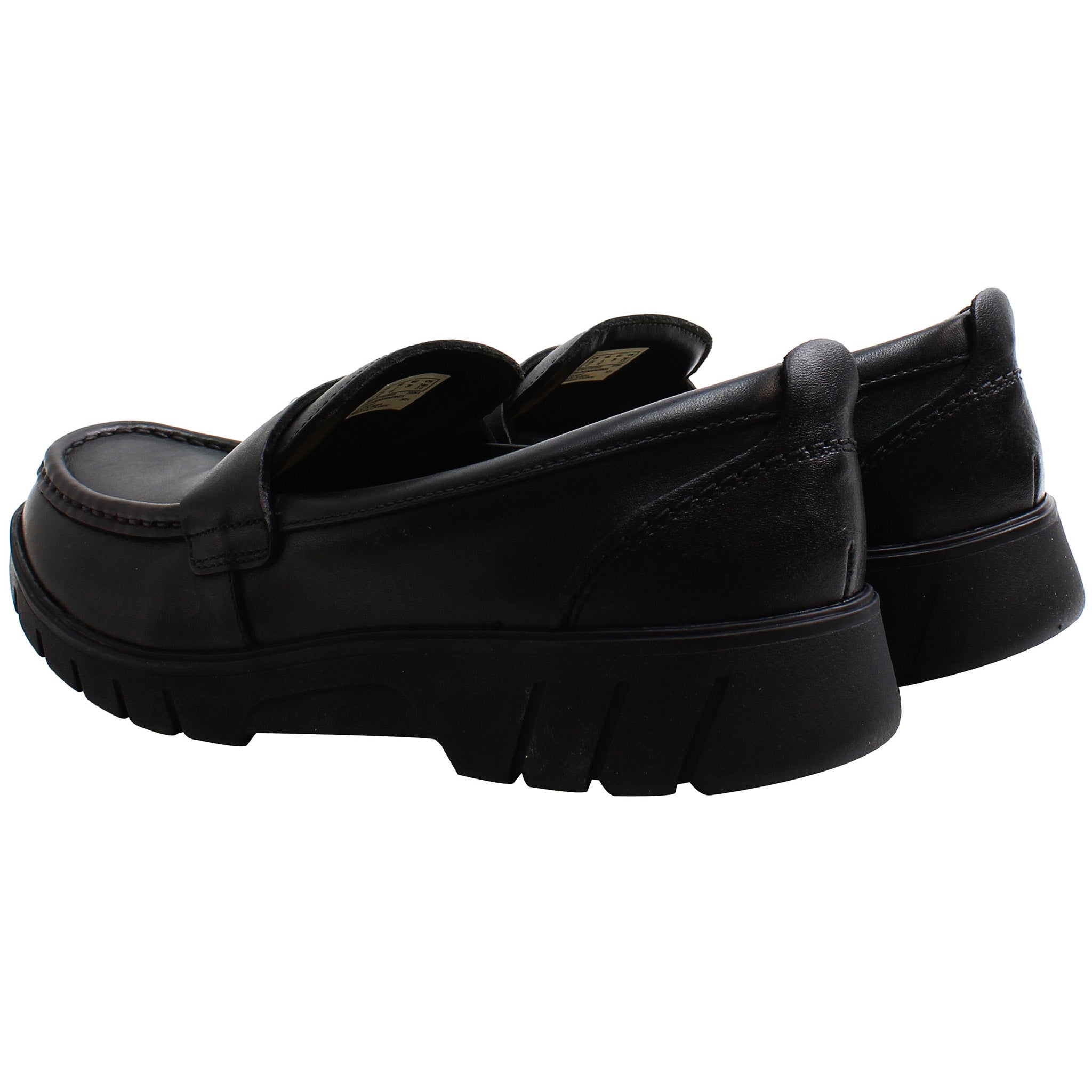 Clarks Branch Kids Black Shoes