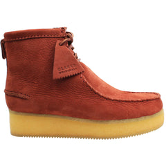 Clarks Wallabee Craft Womens Rust Boots