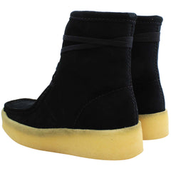 Clarks Wallabee Cup Womens Black Hi Boots