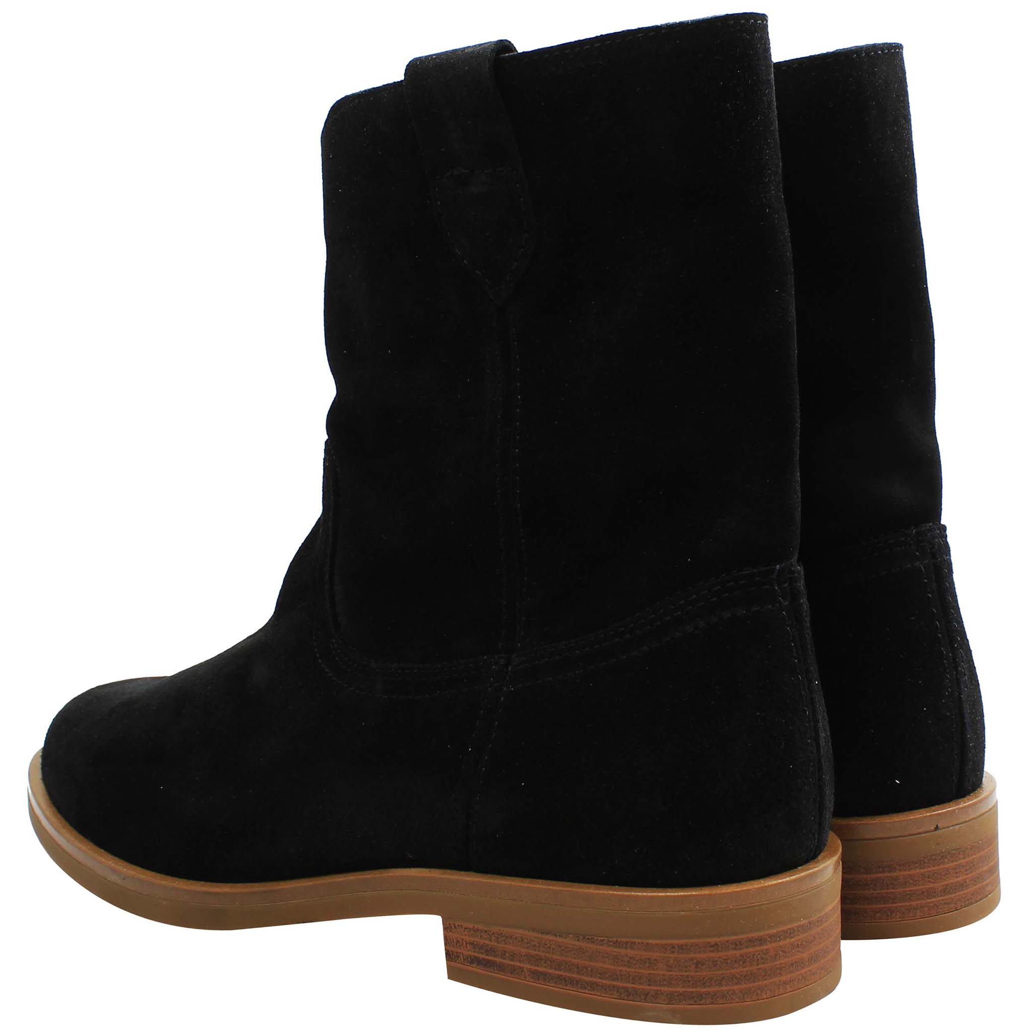 Clarks Memi Womens Black Mid Boots