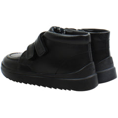 Clarks Goal Strap Kids Black Shoes