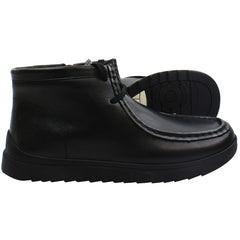 Clarks Goal Wally Kids Black Shoes