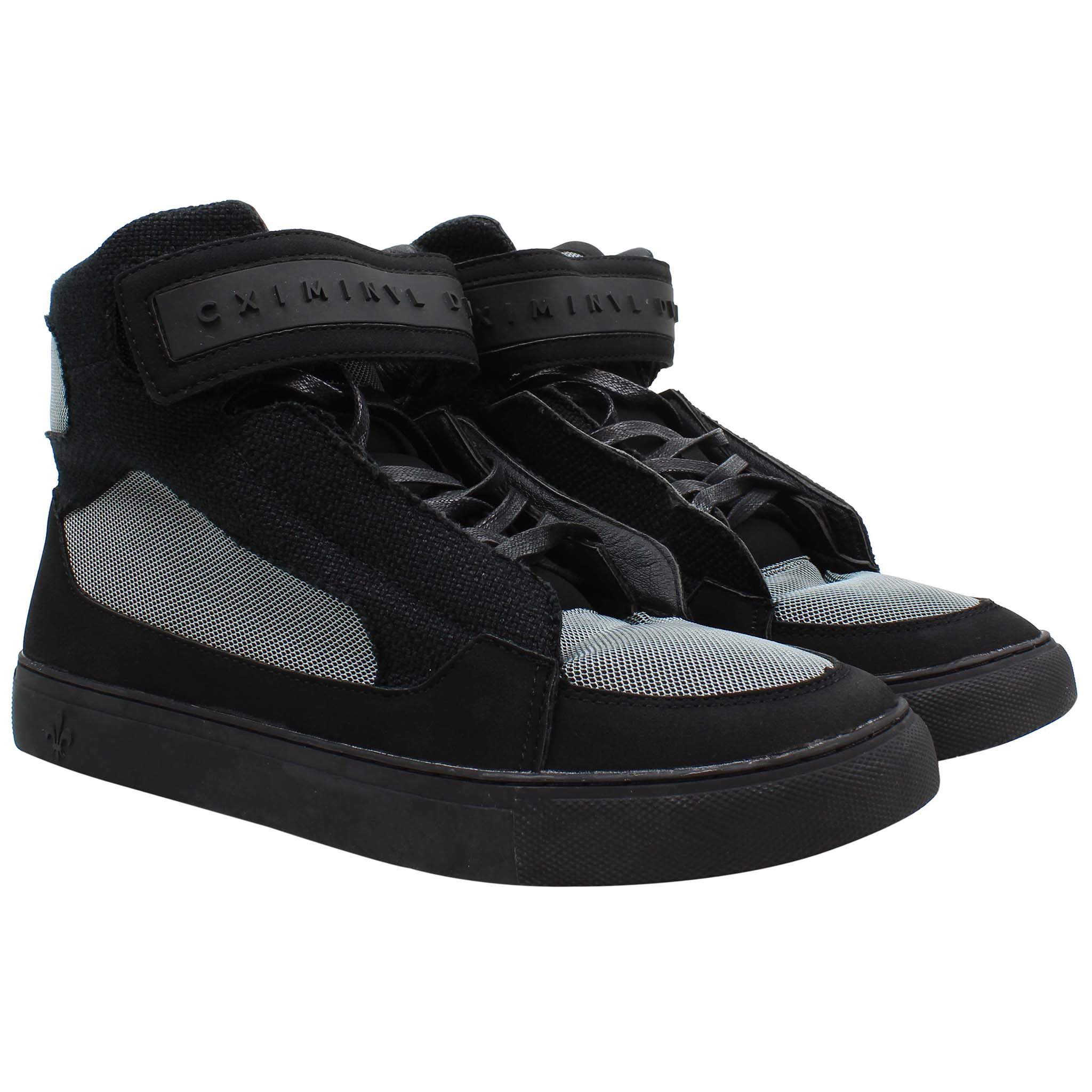 Criminal Damage Bronx 02 Mens Black Trainers