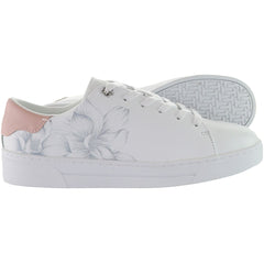 Ted Baker Kathra Magnolia Print Womens White Trainers