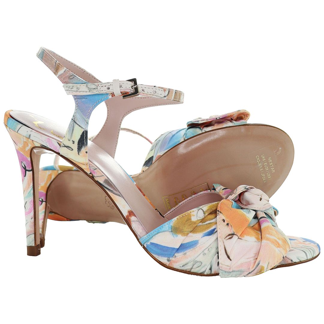 Ted Baker Nestar Art Print Stilleto Womens Multicolour Heels Shoes