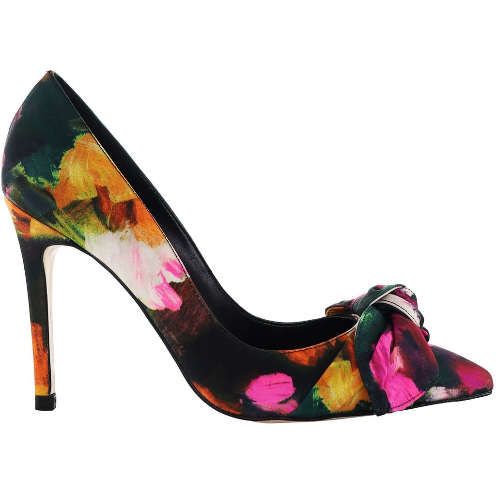 Ted Baker Ryoh Abstract Bow Womens Multicoloured Court Shoes