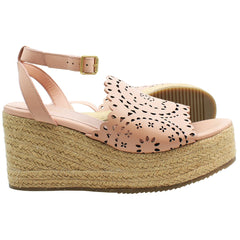 Twed Baker Pinky Laser Cut Womens Pink Wedges