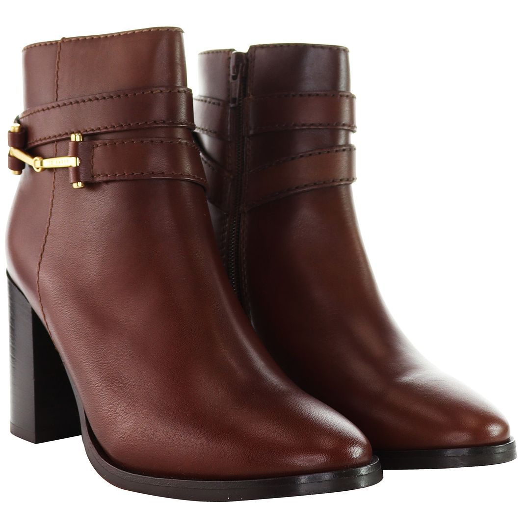 Ted Baker Anisea T-Hinge Womens Brown Ankle Boots