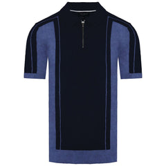 Ted Baker Jesty Mens Navy Wool Polo Shirt