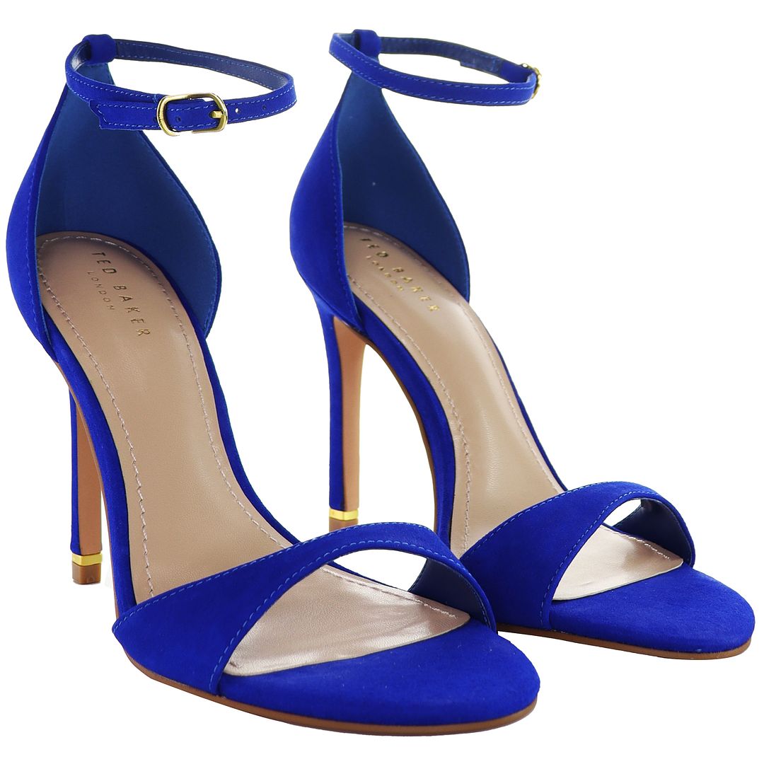 Ted Baker Helmias Open Toe Womens Blue Sandals