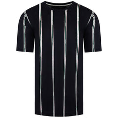 Ted Baker Amson Mens Navy Striped T-Shirt