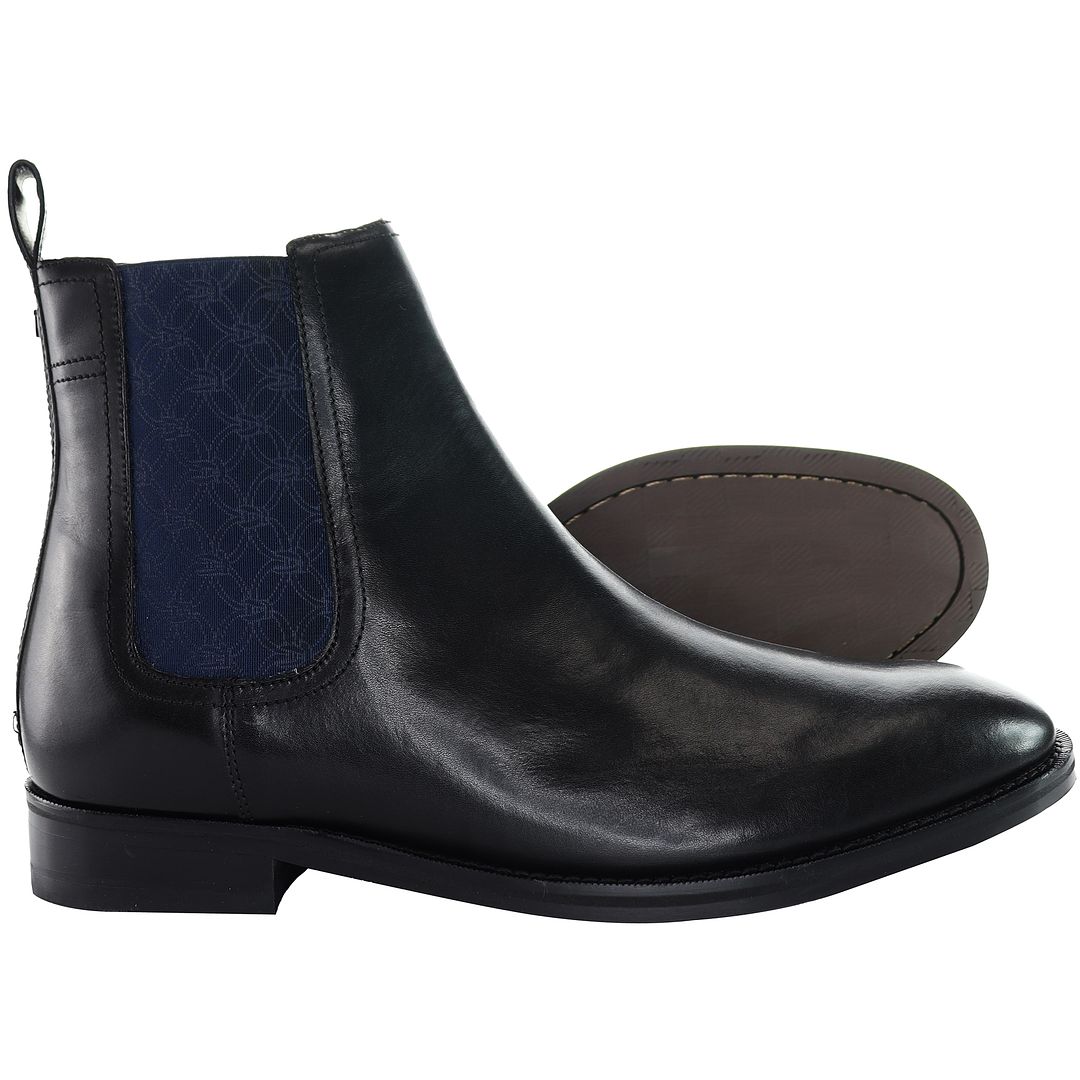 Ted Baker Lineus Mens Black Chelsea Boots