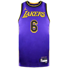 Jordan NBA Los Angeles Lakers 06 James Lebron Kids Statement Swingman Jersey