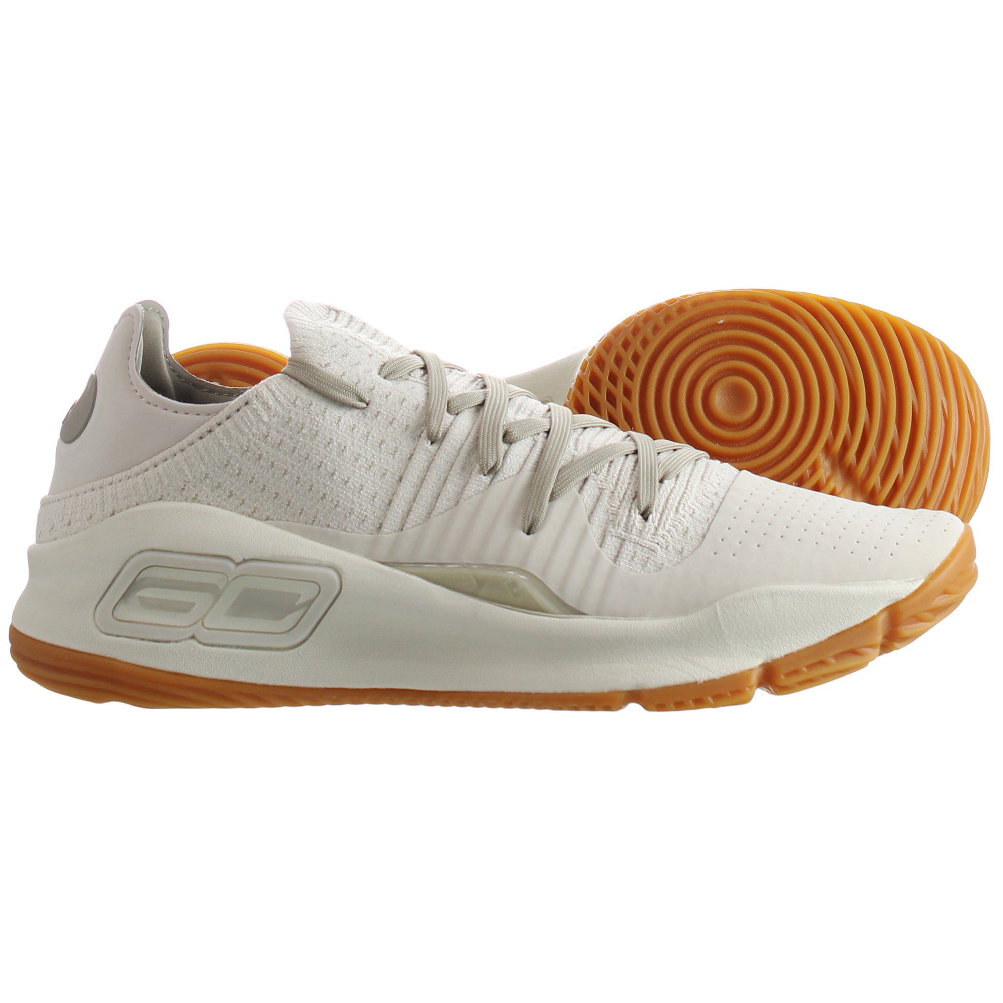 Under Armour Curry 4 Low Mens Brown Trainers